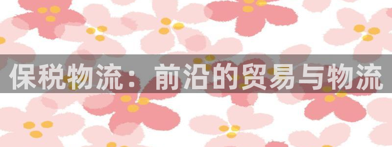 ,优游国际app注册地址：保税物流：