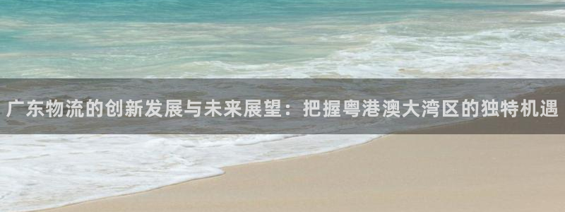 ,优游国际能退款吗：广东物流的创新发