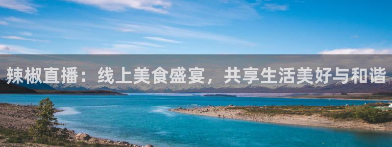 蜘蛛直播体育足球：辣椒直播：线上美食盛宴，共享生活美好与和谐